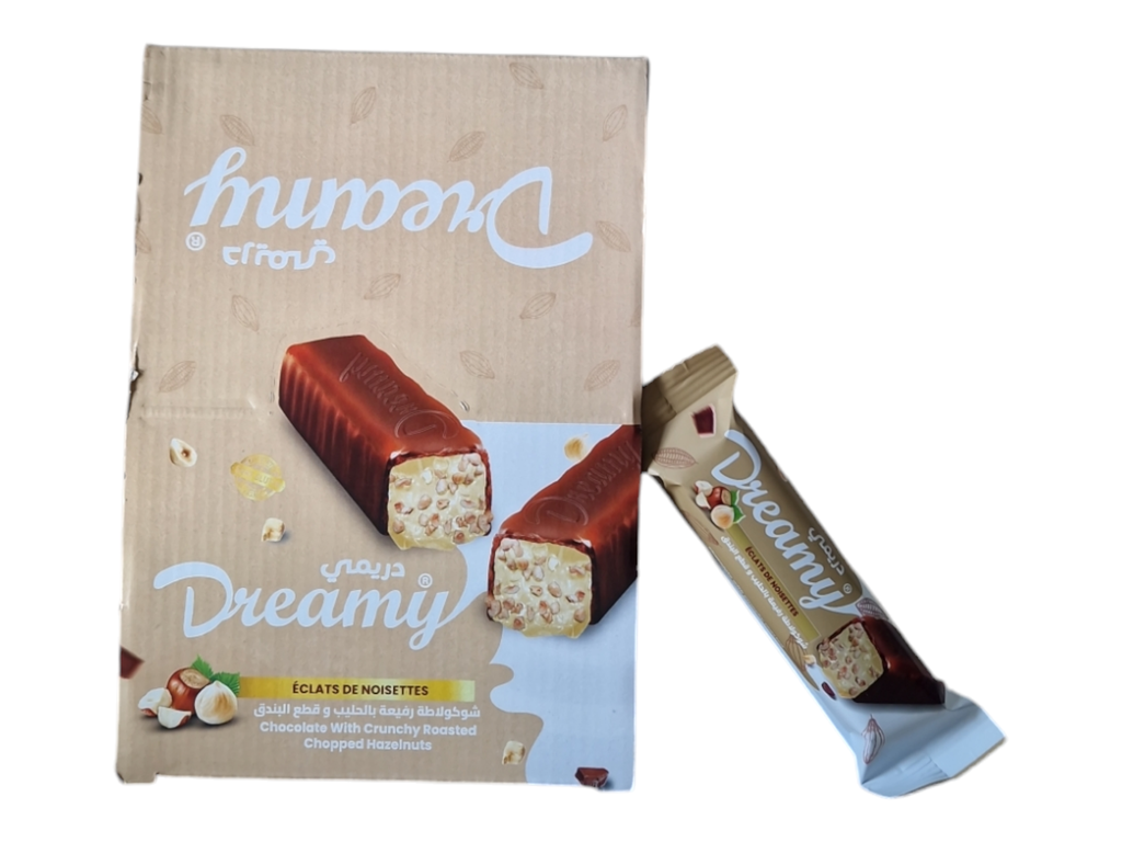 DREAMY chocolat blanc bar éclats de noisettes