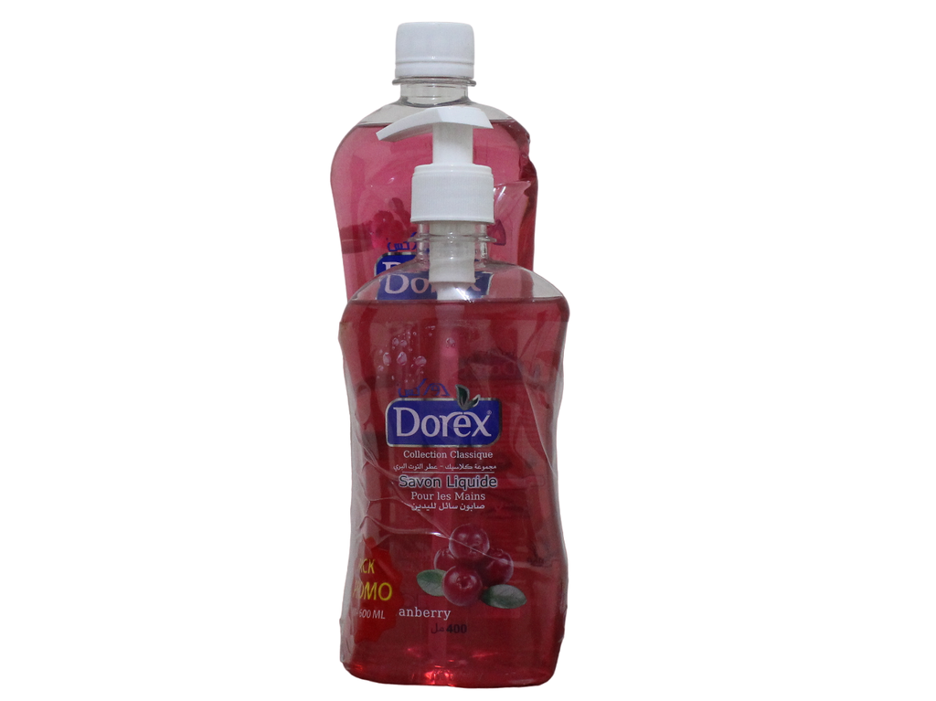 DOREX savon liquide pack 750+400ml