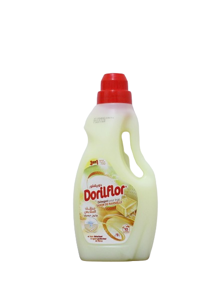 DORILFLOR détardent pour linge savon de marsille 1 L