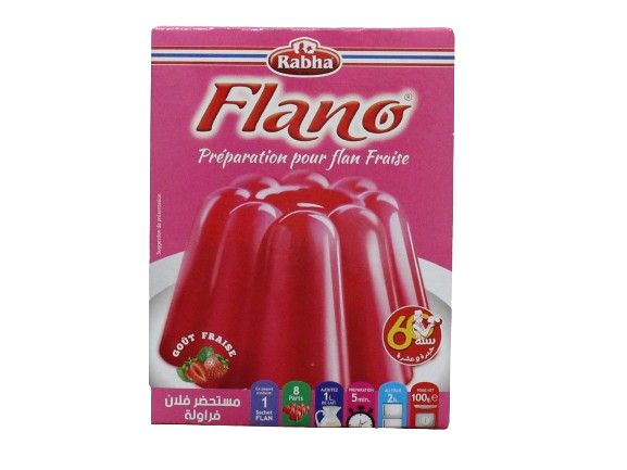 RABHA flan fraise