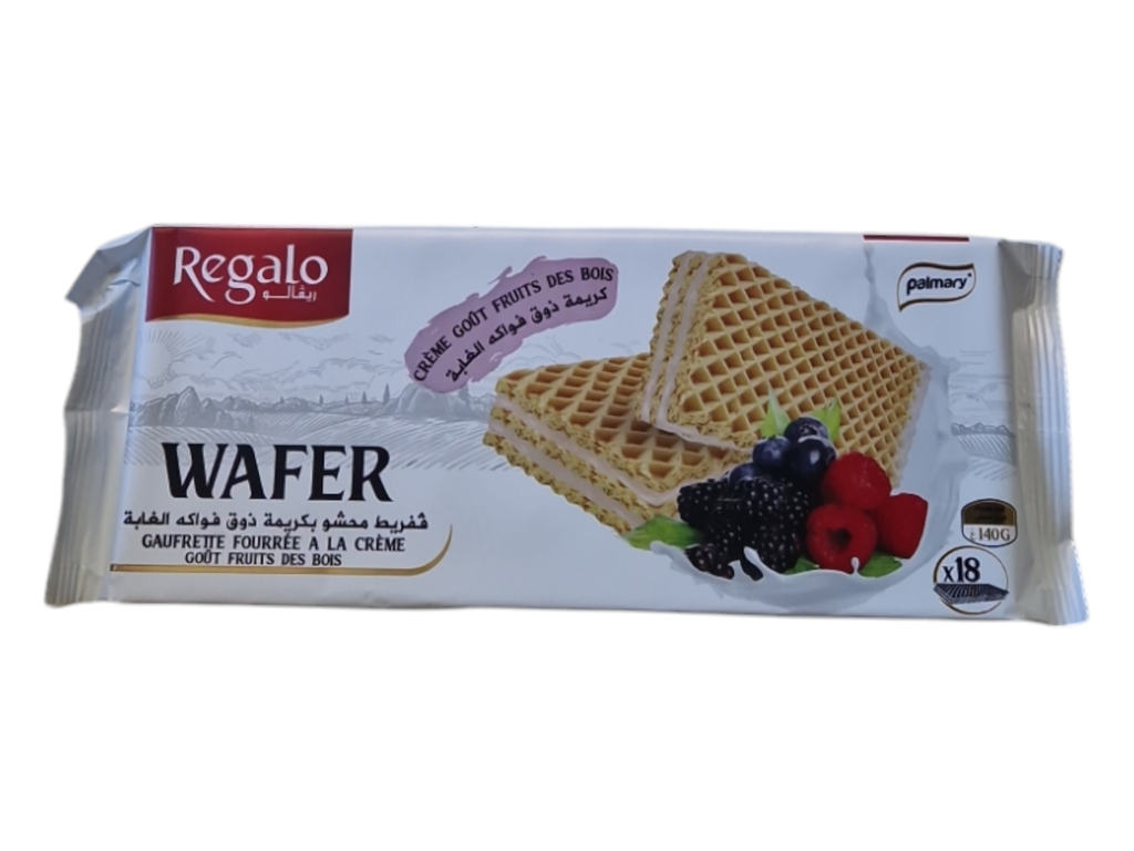 REGALO wafer  gaufrette fruit des bois