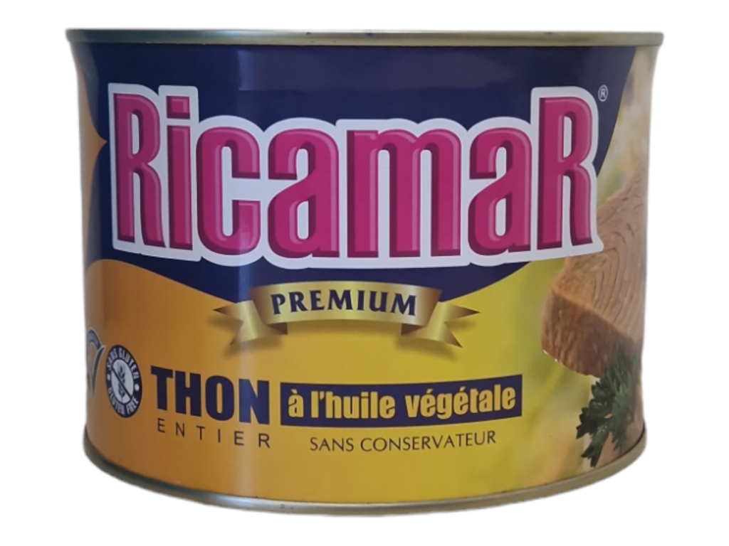 RICAMAR thon à l'huile végétale 1650g