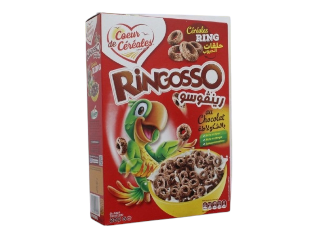 RINGOSSO cœur de céréales au chocolat 200 g