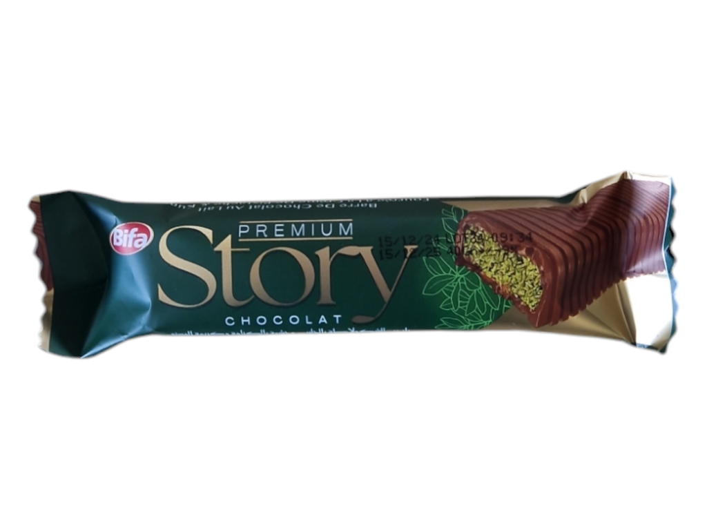 STORY bar chocolat fourré pistache & cunafa