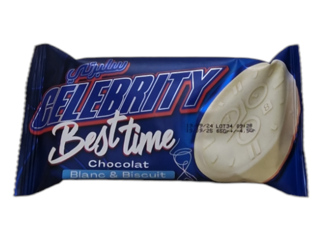 CELEBRITY best time biscuit blanc