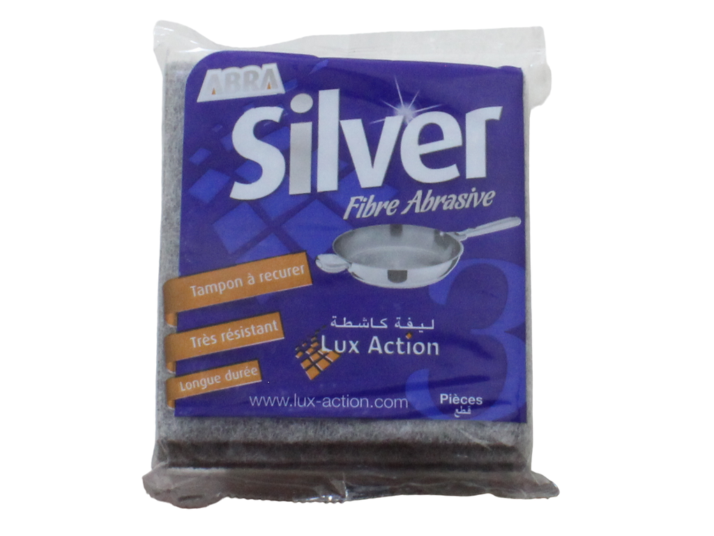 SILVER fibre abrasive 3p