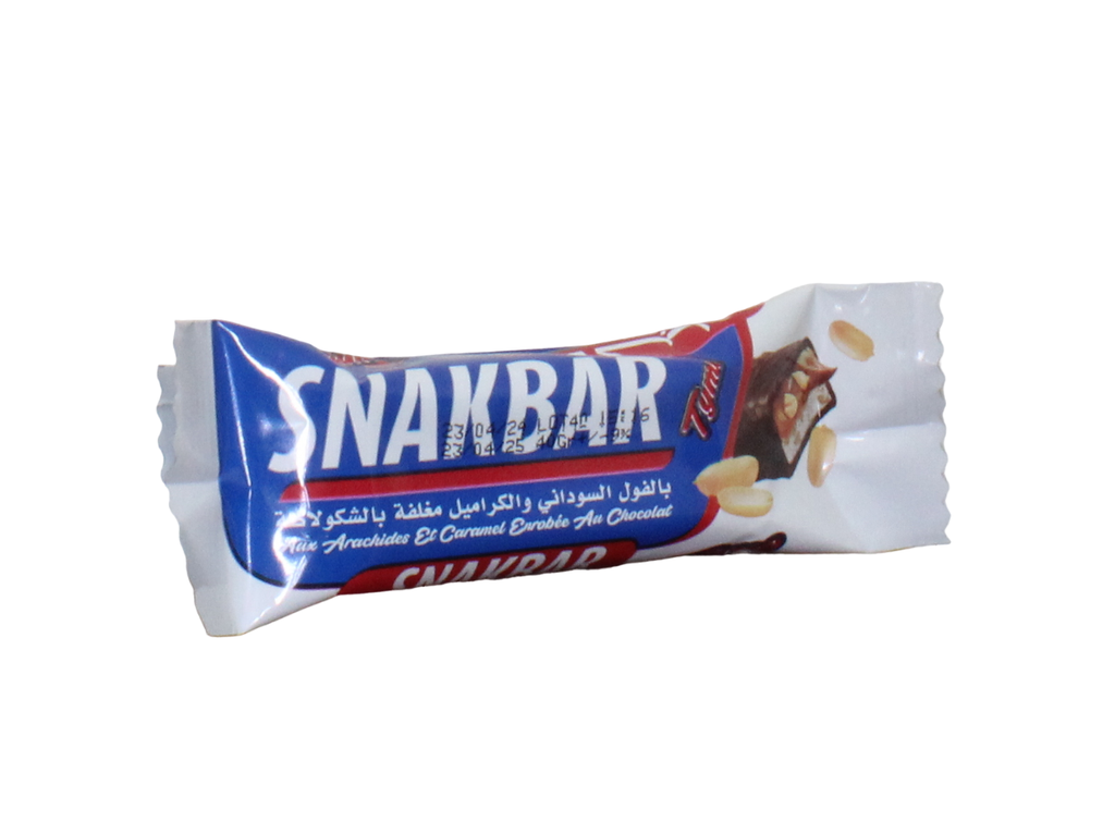 SNAKBAR aux caramel enrobée au chocolat