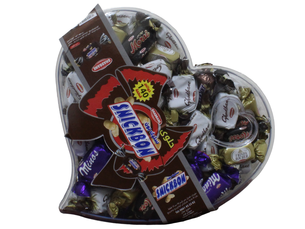 SNICKBON bonbon coeur 140p