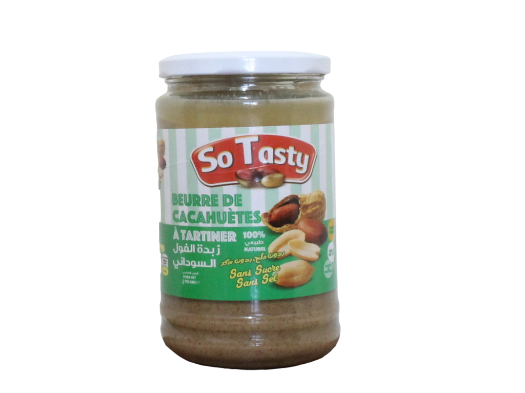 SO TASTY beurre de cacahuètes sans sucre 700g