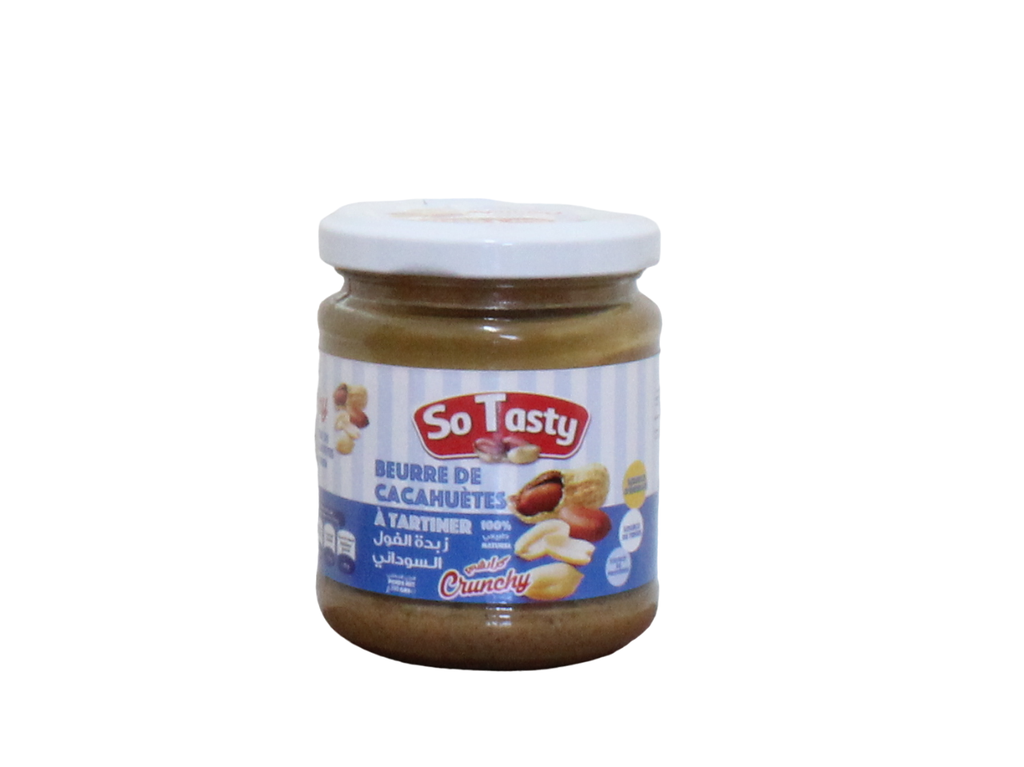 SO TASTY beurre de cacahuètes crunchy 200g