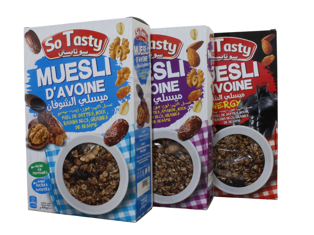 SO TASTY muesli d'avoine 400g