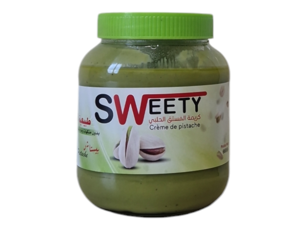 SWEETY creme de pistache 660g
