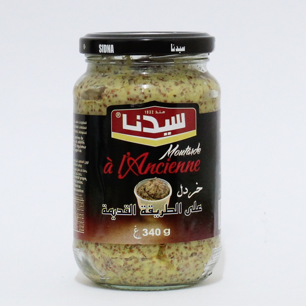 SIDNA moutarde à l'ancienne 340g
