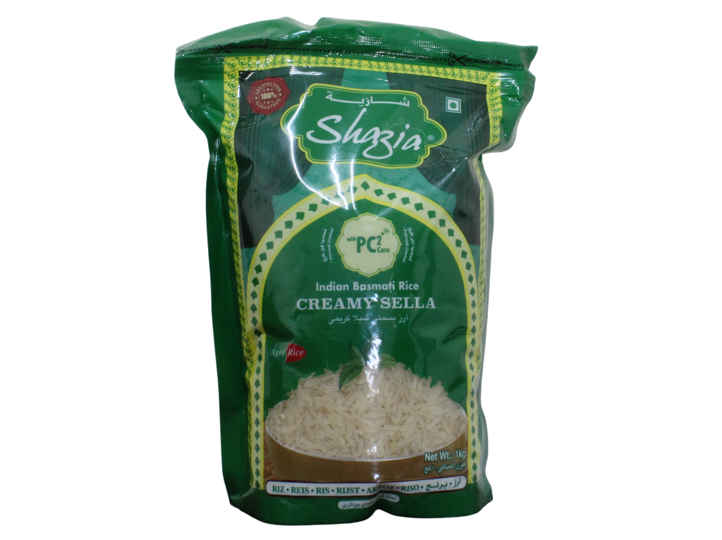 SHAZIA riz basmati creamy sella 1kg