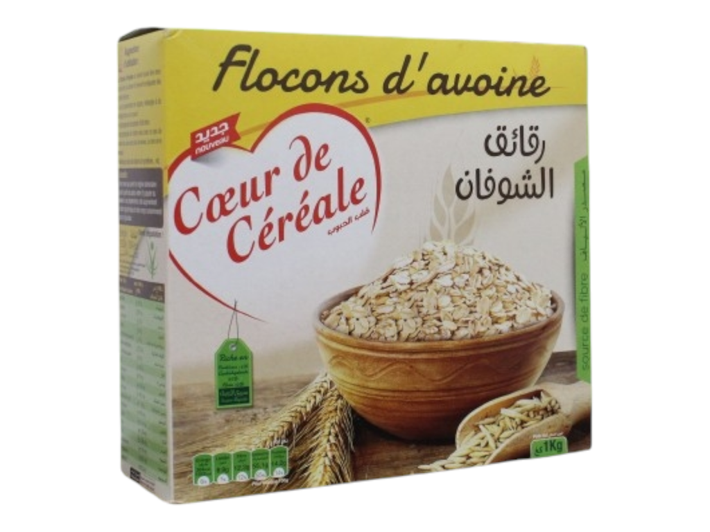 COEUR DE CEREALE  flocons d'avoine 1kg