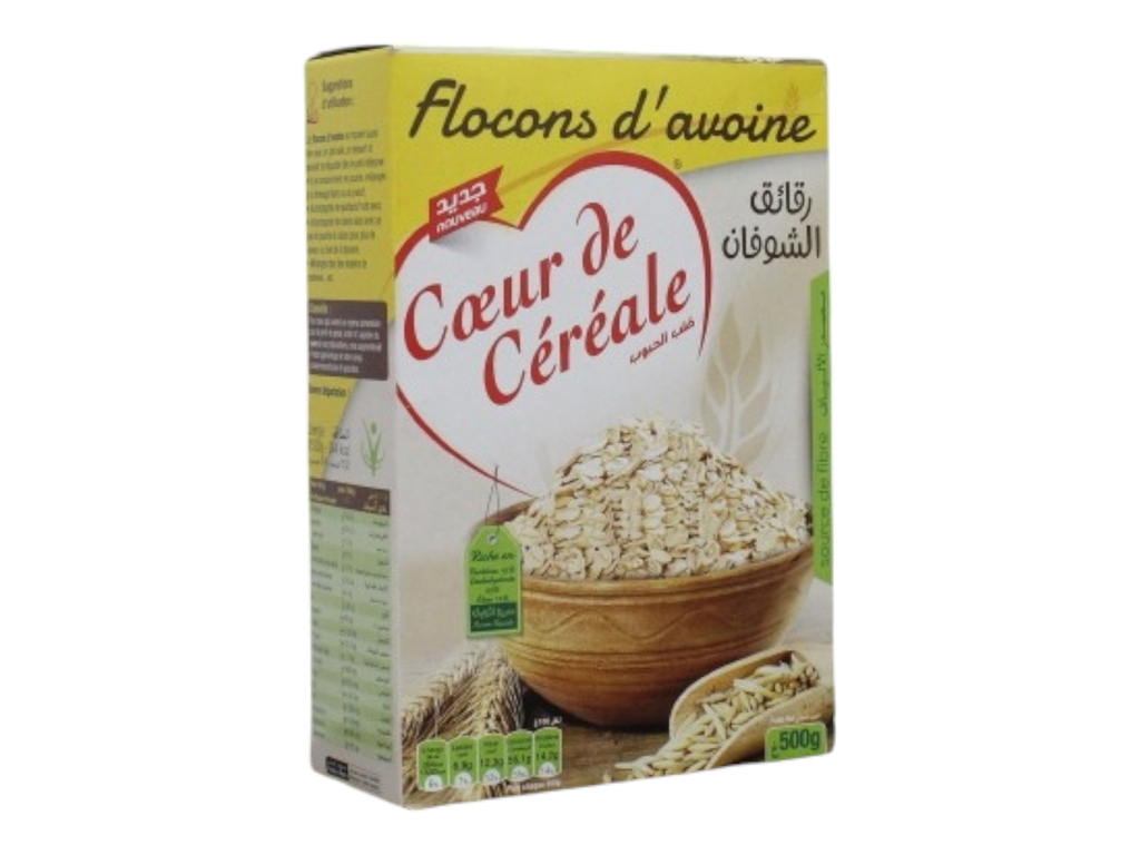 COEUR DE CEREALE  flocons d'avoine 500g