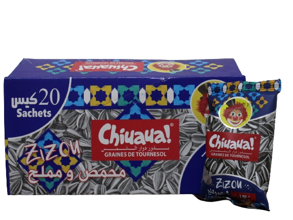 CHIUAUA graines de tournesol noir zizou  50d