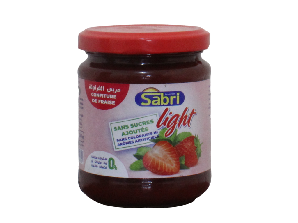 SABRI light confiture de fraise 240g