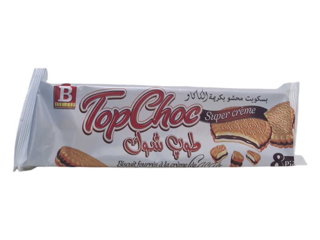 TOPCHOC biscuit choco 8p
