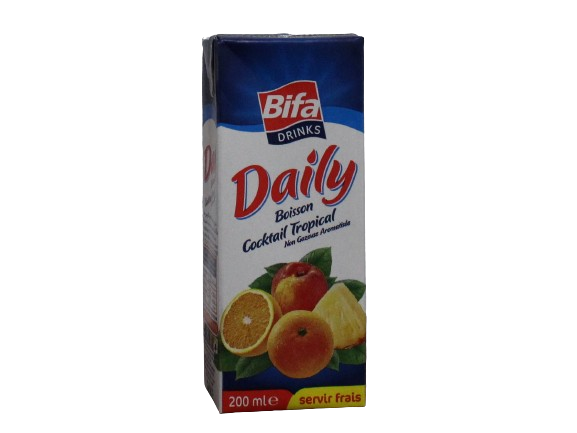 DAILY jus  cocktail tropical 200 l