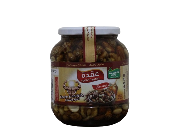 MOULIN VERT fruit a coque au miel 810g