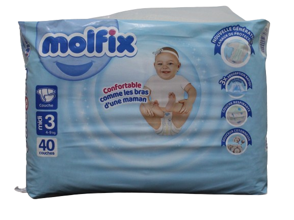 MOLFIX couche bébé n°3 valise