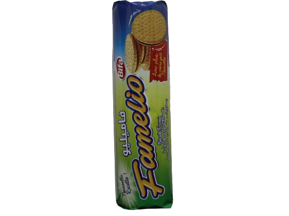 FAMELIO  biscuits fourrés a la crème gout noisette