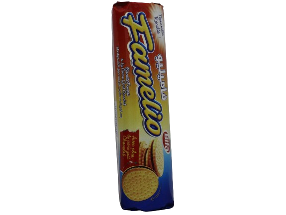 FAMELIO biscuits fourrée a la créme gout chocolat