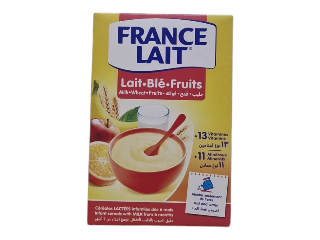 FRANCE LAIT lait blé fruits 250g