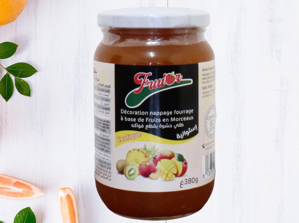 FRUIOR fourrage nappage exotique 380g