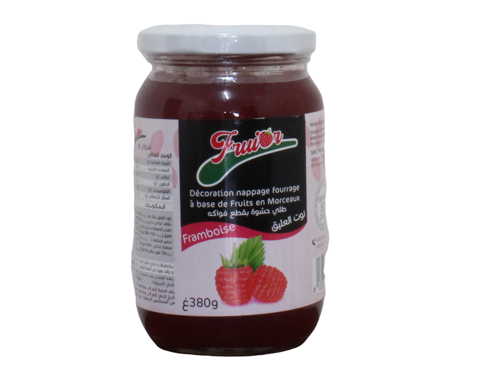 FRUIOR fourrage nappage framboise 380g