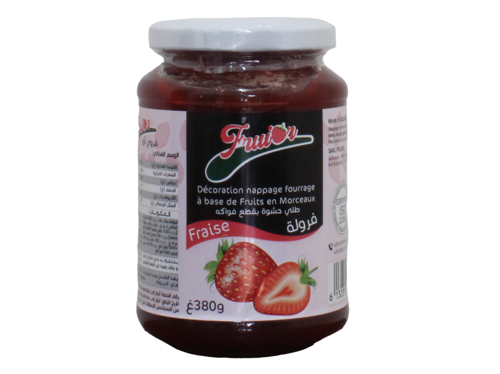 FRUIOR fourrage nappage fraise 380g