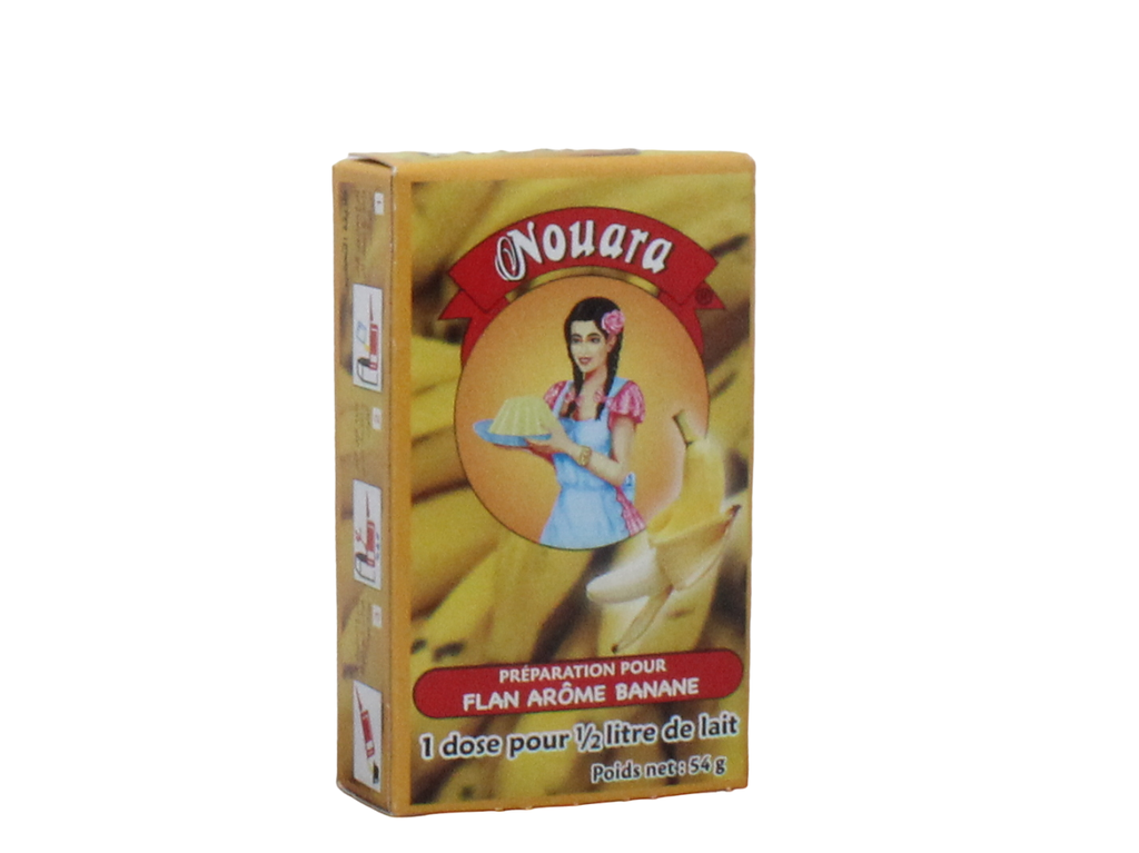 NOUARA  flan arome banane 50 g