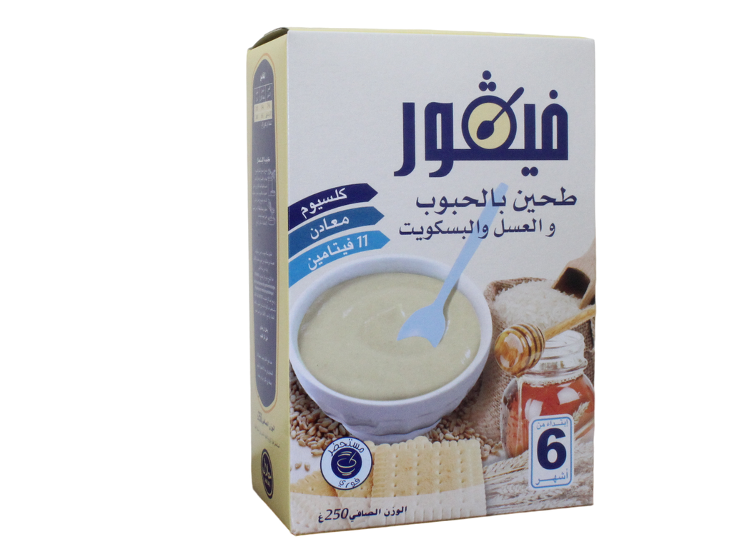 VIGOR farine céréales miel et biscuit 6m