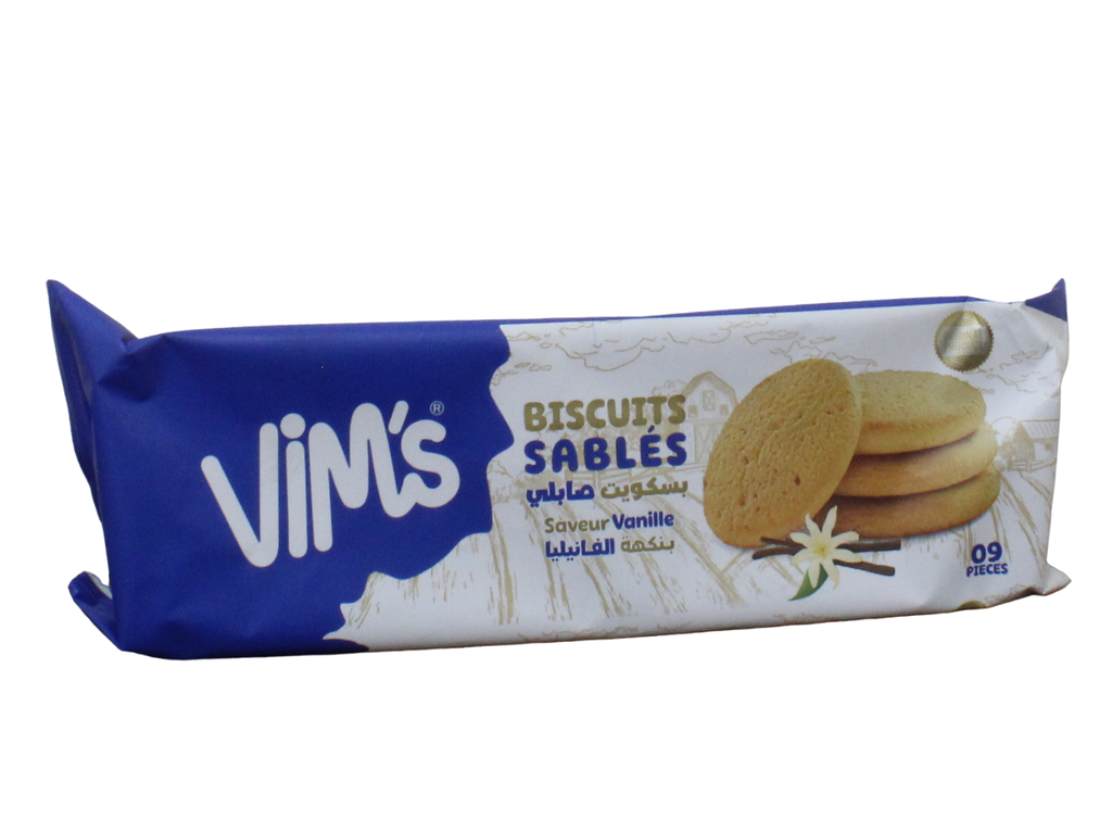 VIMS biscuit sablés saveur vanille  120g