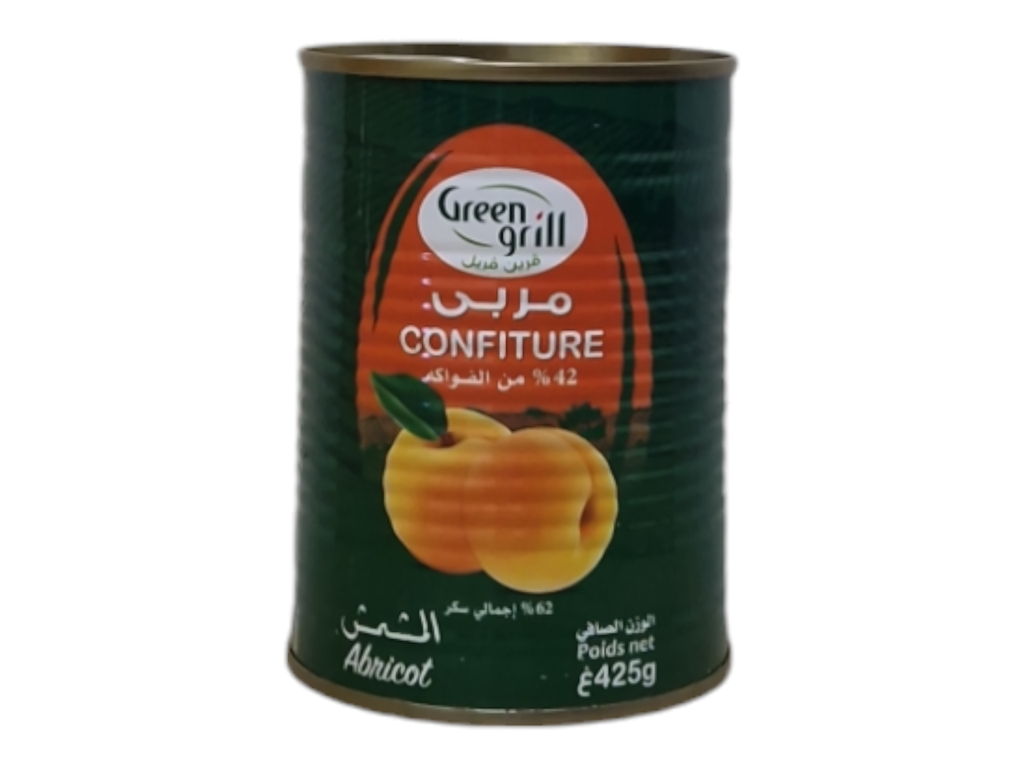 GREEN GRILL confiture abricot 425g
