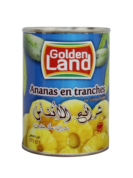 GOLDEN LAND  ananas 565 gr