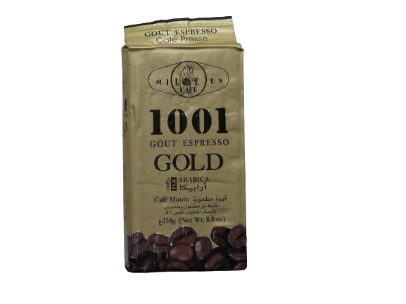 MILLE UN 1001 gold  café 250 g