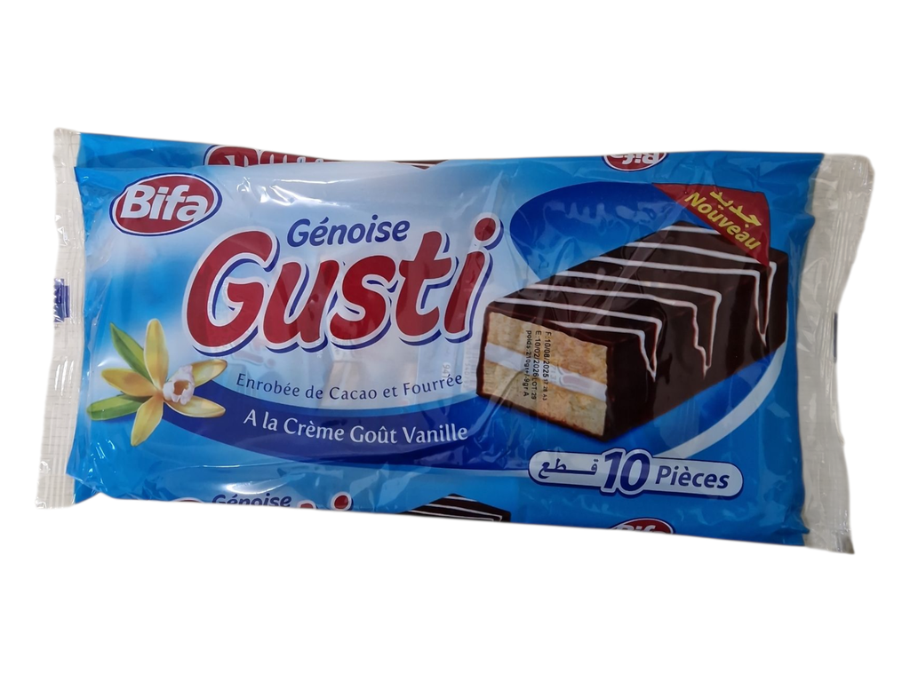 GUSTI Génoise vanille *10p