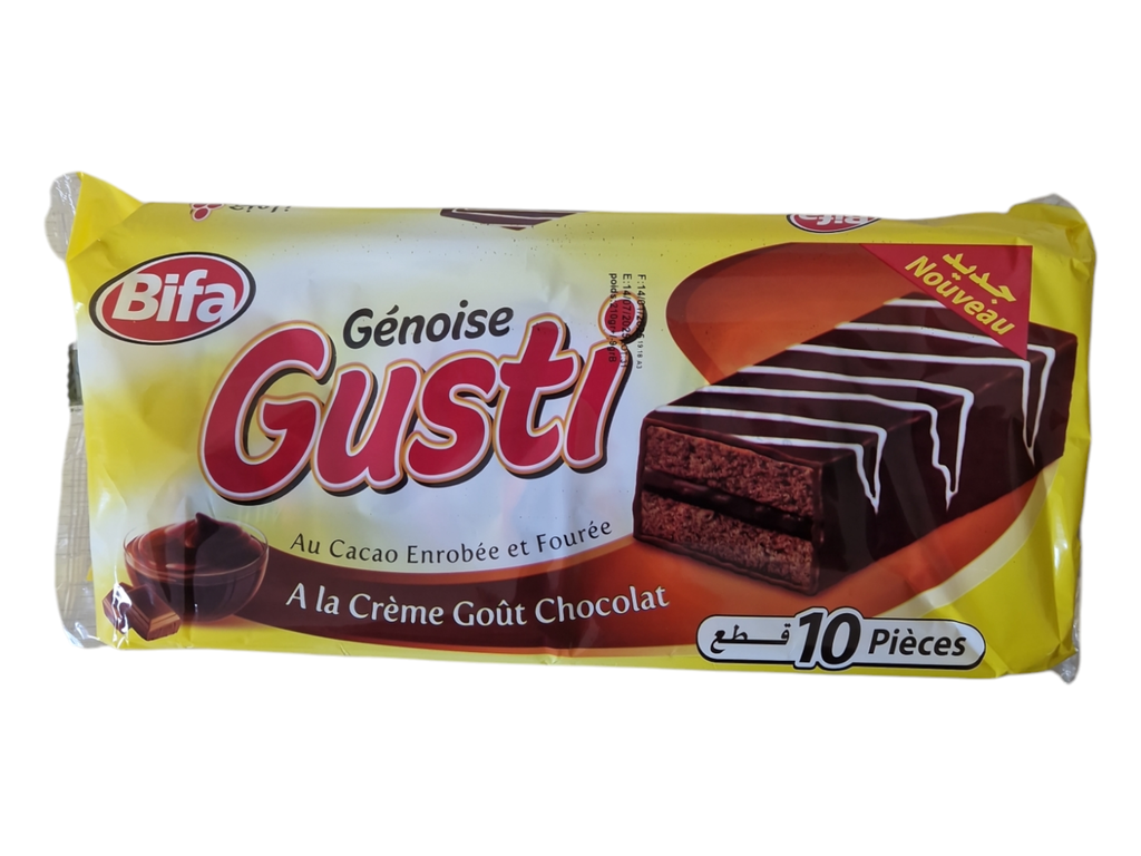 GUSTI Génoise choco *10p