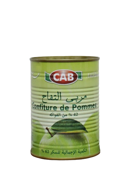 CAB  confiture de pommes 425g