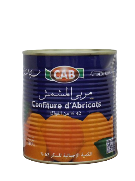 CAB confiture d'abricots 900g