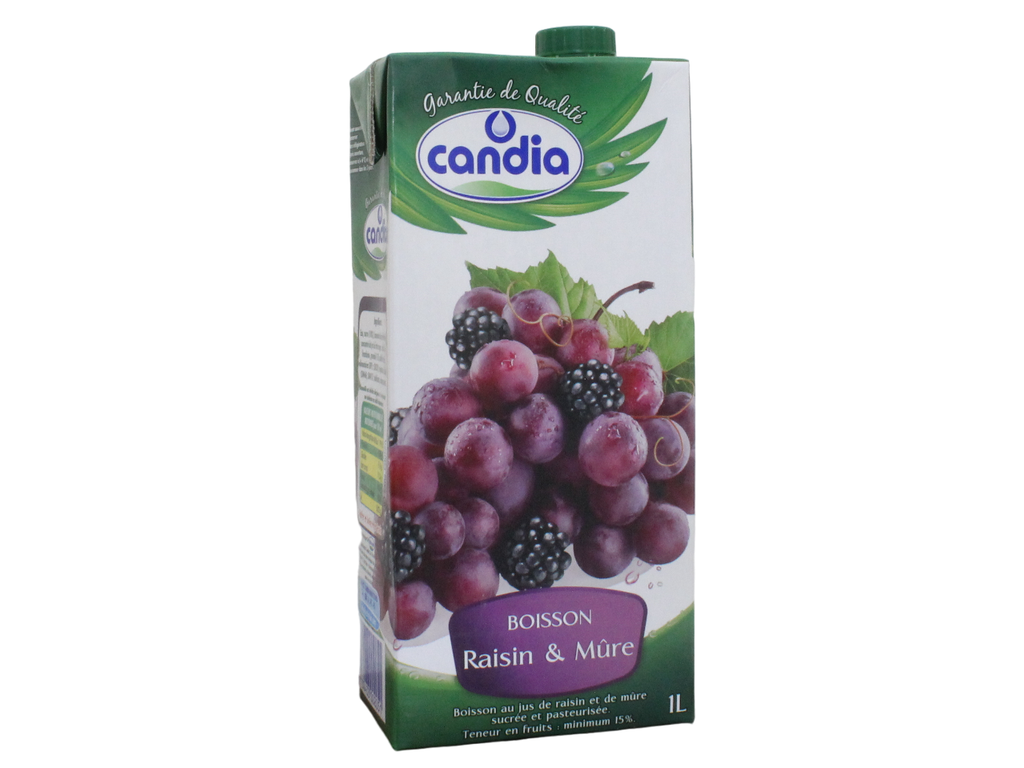 CANDIA  boisson raisin & mure 1l