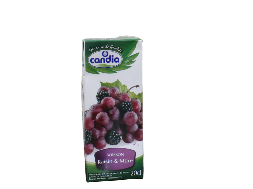 CANDIA  boisson raisin & mure 20 cl