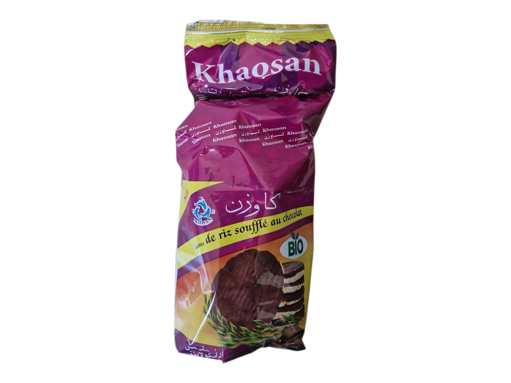 KHAOSAN galettes biscuit de riz au chocolat