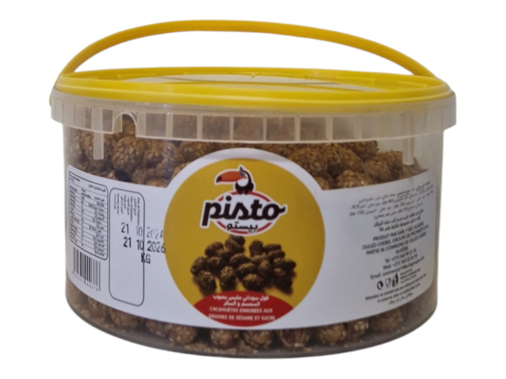 PISTO cacahuétes enrobées aux sésame et sucre 1kg