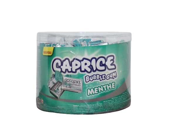 CAPRICE chewingum vert boitte