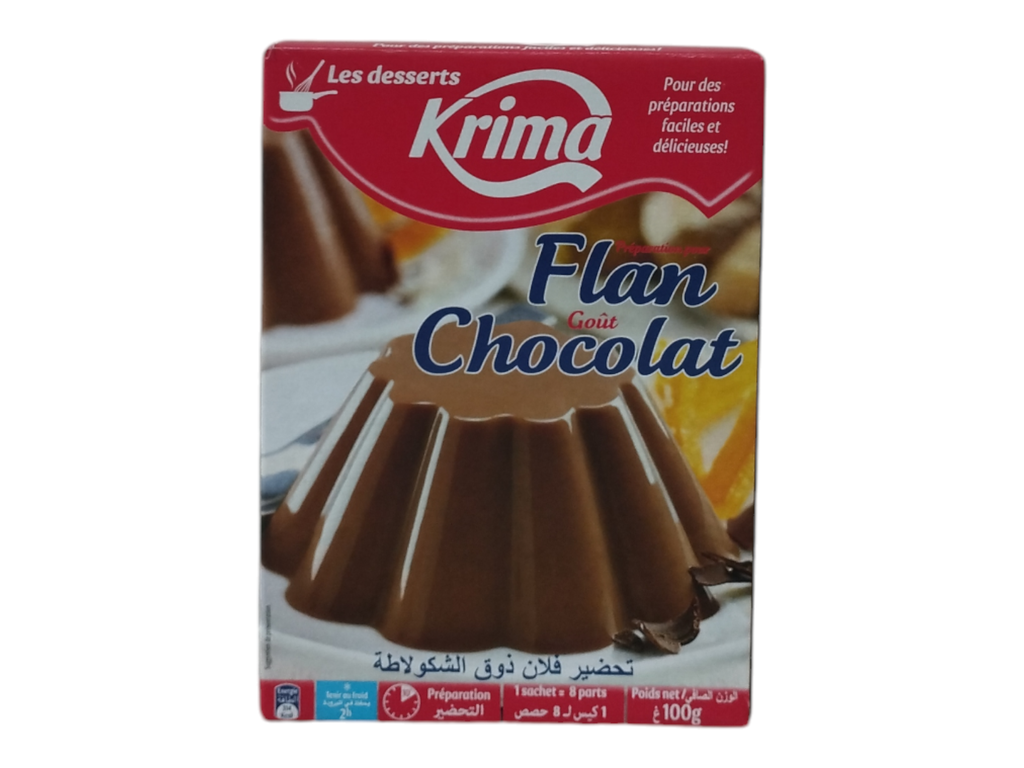 KRIMA flan chocolat 100g