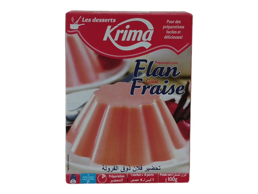 KRIMA flan fraise 100g