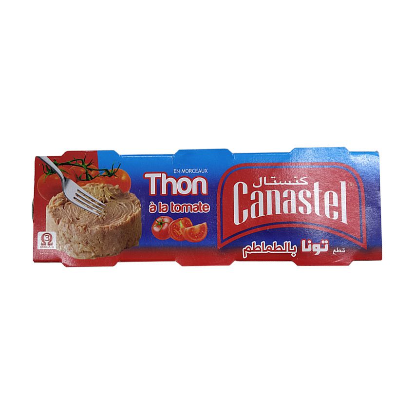 CANASTEL thon tomate  65g*3p
